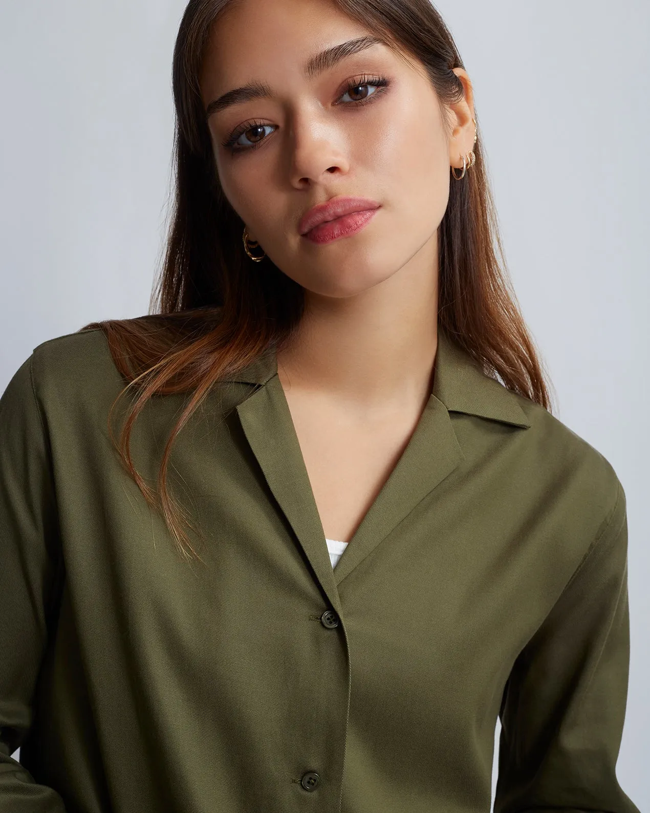 Crys Tencel Long Sleeve Shirt sold by Saturdays New York City product image thumbnail 3