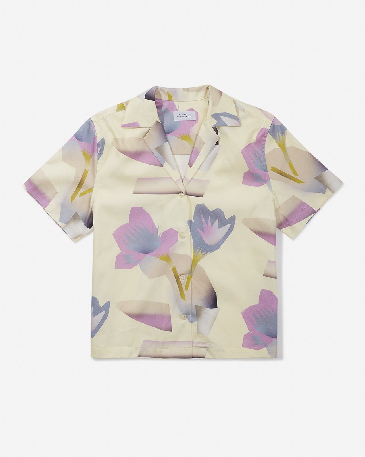 Dani Lagoon Blooms Camp Collar Short Sleeve Shirt sold by Saturdays New York City
