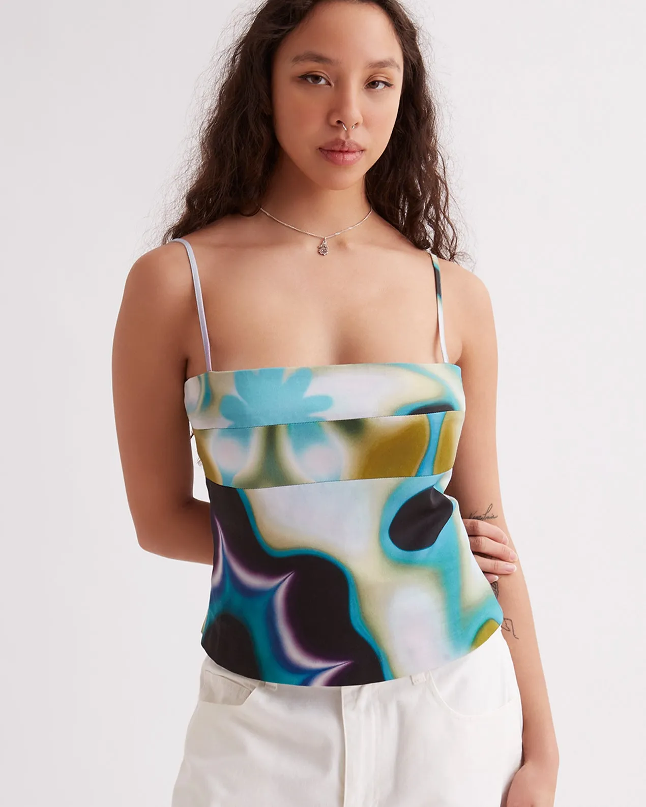 Paula Shawna X Tank Top sold by Saturdays New York City product image thumbnail 3