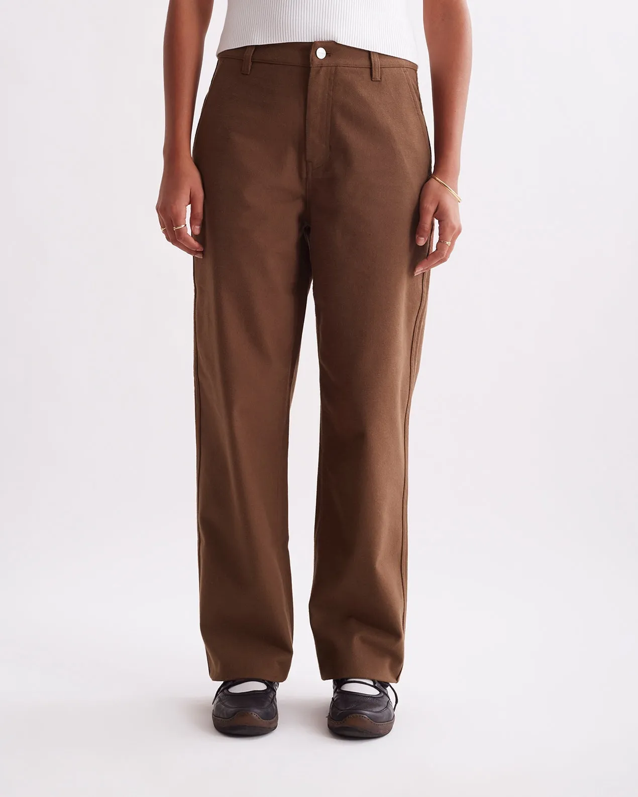 Mulberry Brushed Cotton Workwear Pant sold by Saturdays New York City product image thumbnail 3