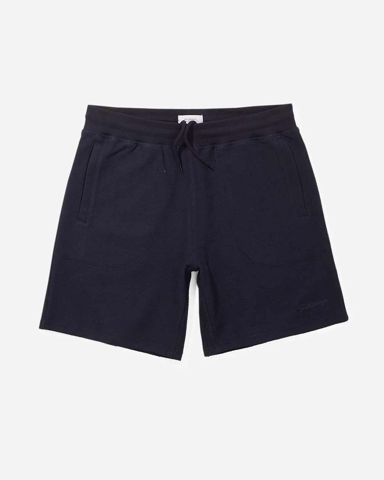 Terry Script Sweat Short sold by Saturdays New York City