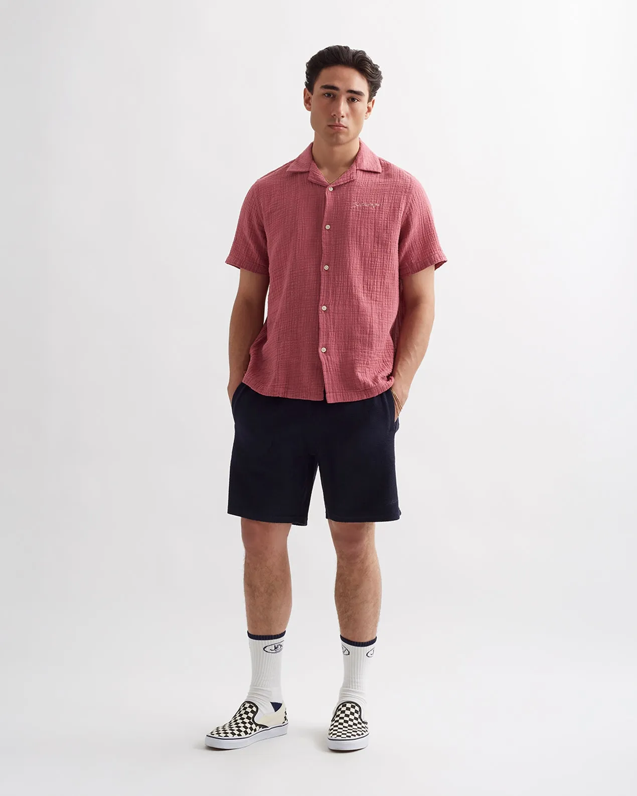 Terry Script Sweat Short sold by Saturdays New York City product image thumbnail 2