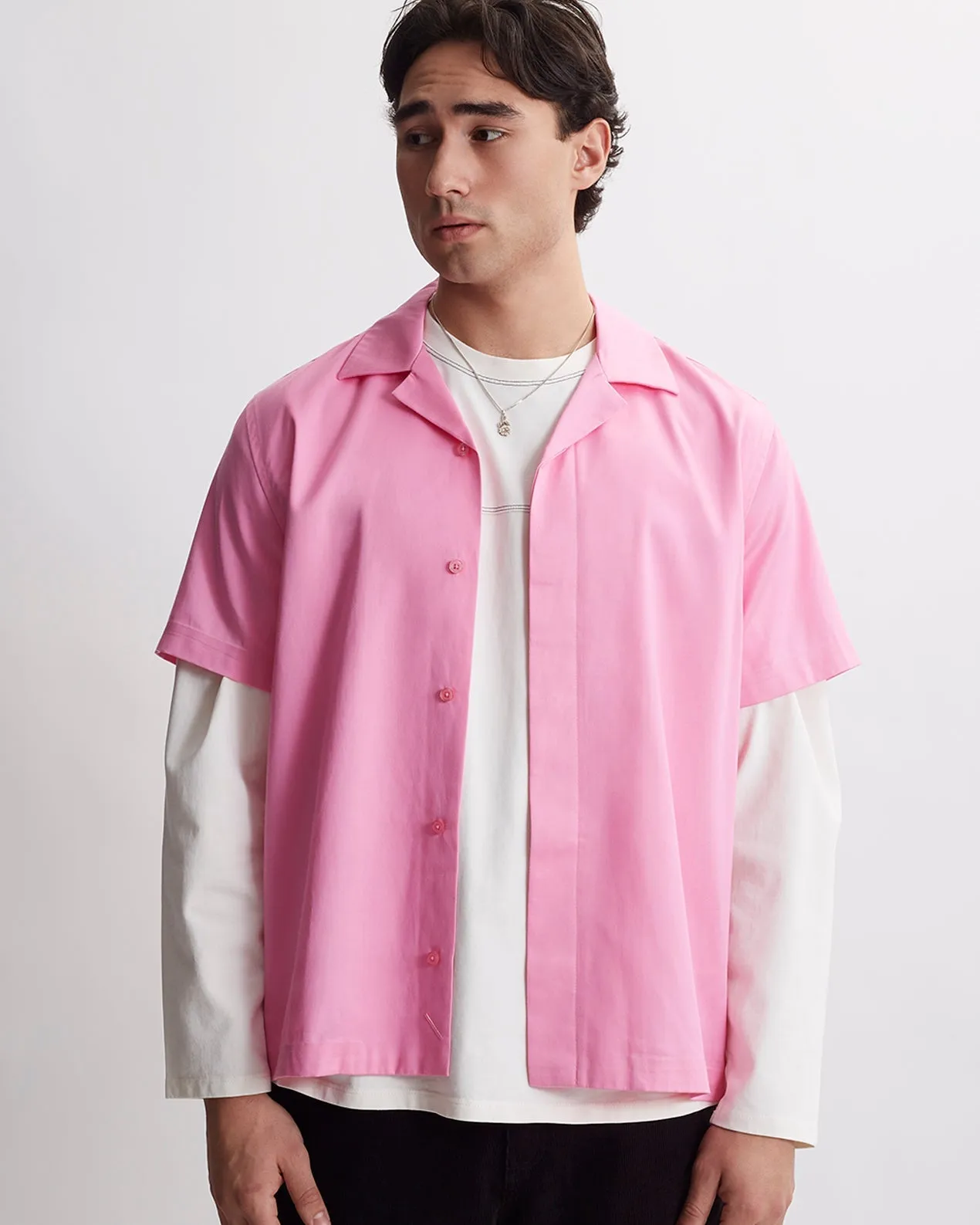 York Camp Collar Short Sleeve Shirt sold by Saturdays New York City product image thumbnail 2