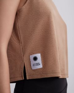All Terrain Lightweight Cropped Tank sold by Saturdays New York City