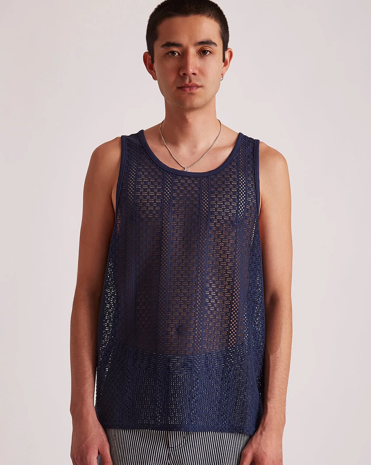 Gabriel Cotton Lace Tank sold by Saturdays New York City product image thumbnail 3