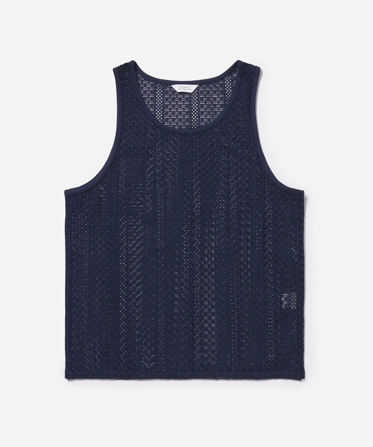 Gabriel Cotton Lace Tank sold by Saturdays New York City