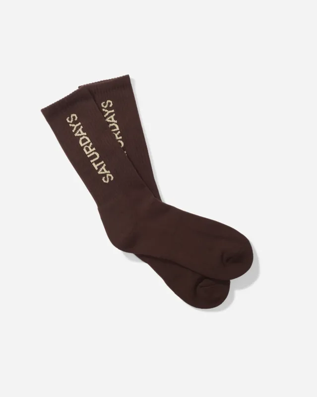 Logo Sock sold by Saturdays New York City