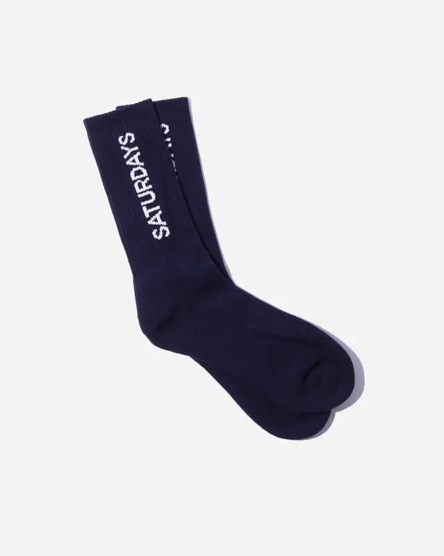 Logo Sock sold by Saturdays New York City