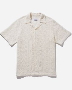 Canty Cotton Mesh Short Sleeve Shirt sold by Saturdays New York City