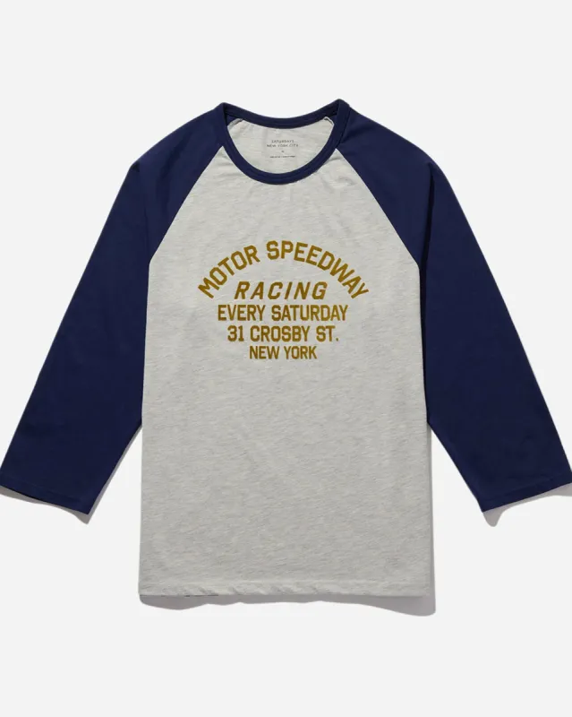 Speedway Baseball Tee sold by Saturdays New York City