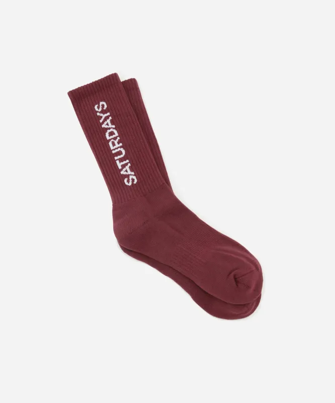 Logo Sock sold by Saturdays New York City