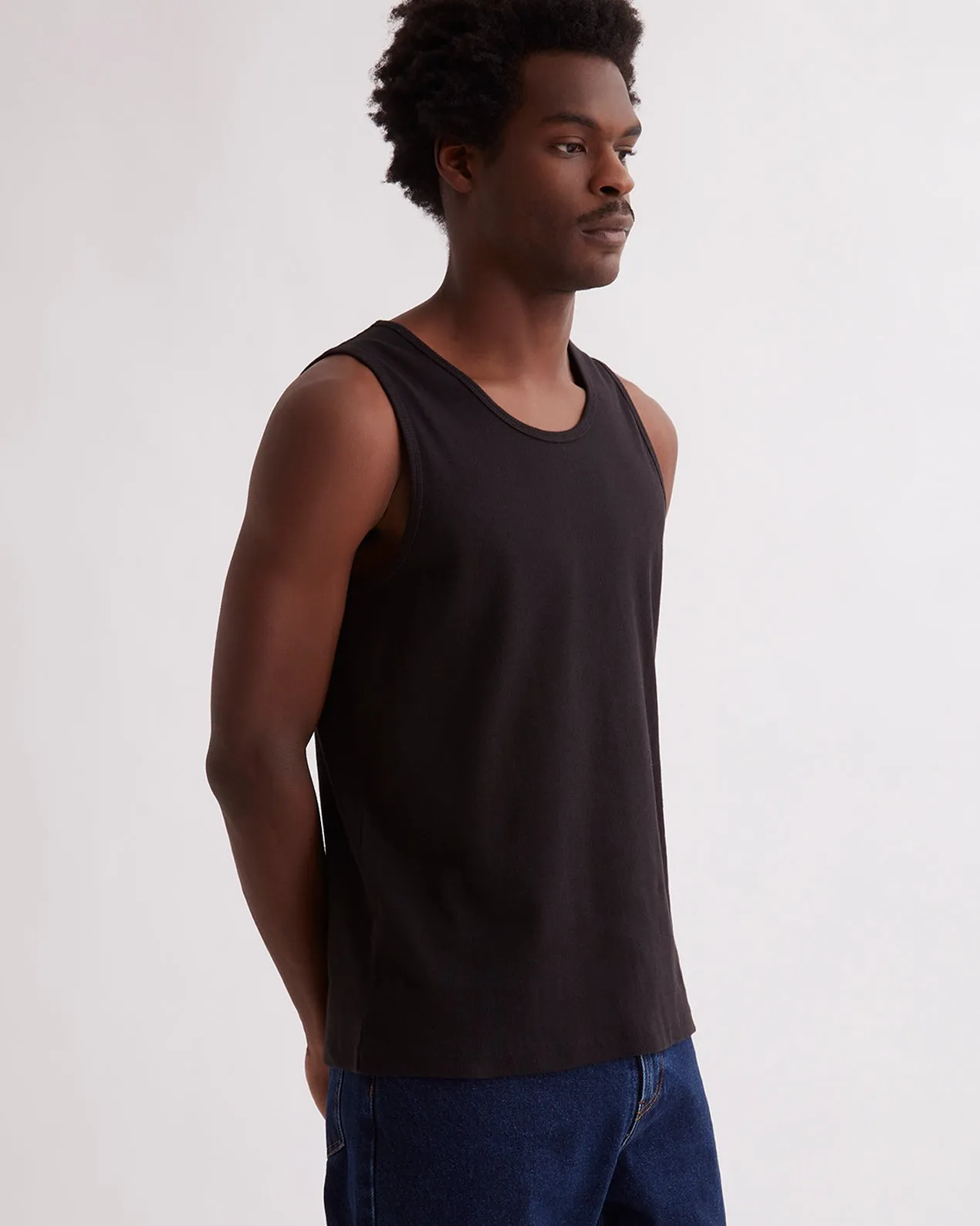 Cotton Rib Tank sold by Saturdays New York City product image thumbnail 3