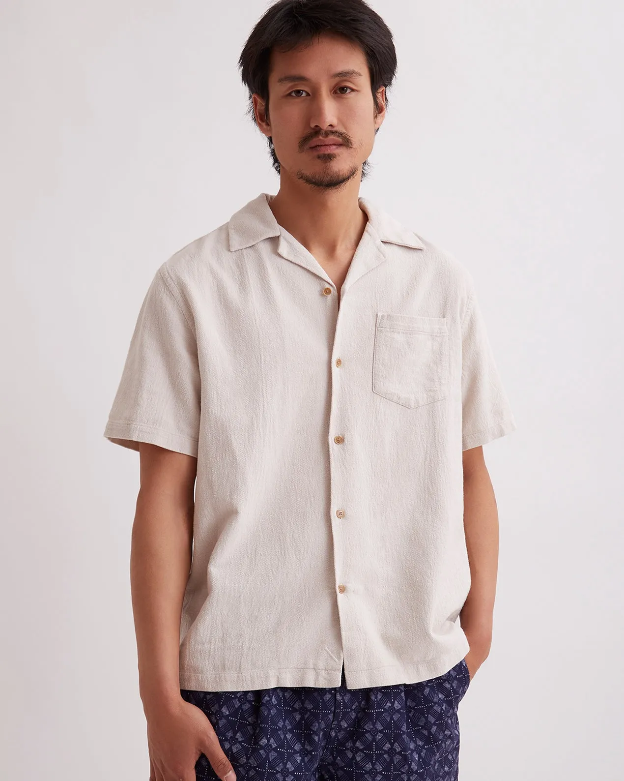 Canty Boucle Knit SS Shirt sold by Saturdays New York City product image thumbnail 3