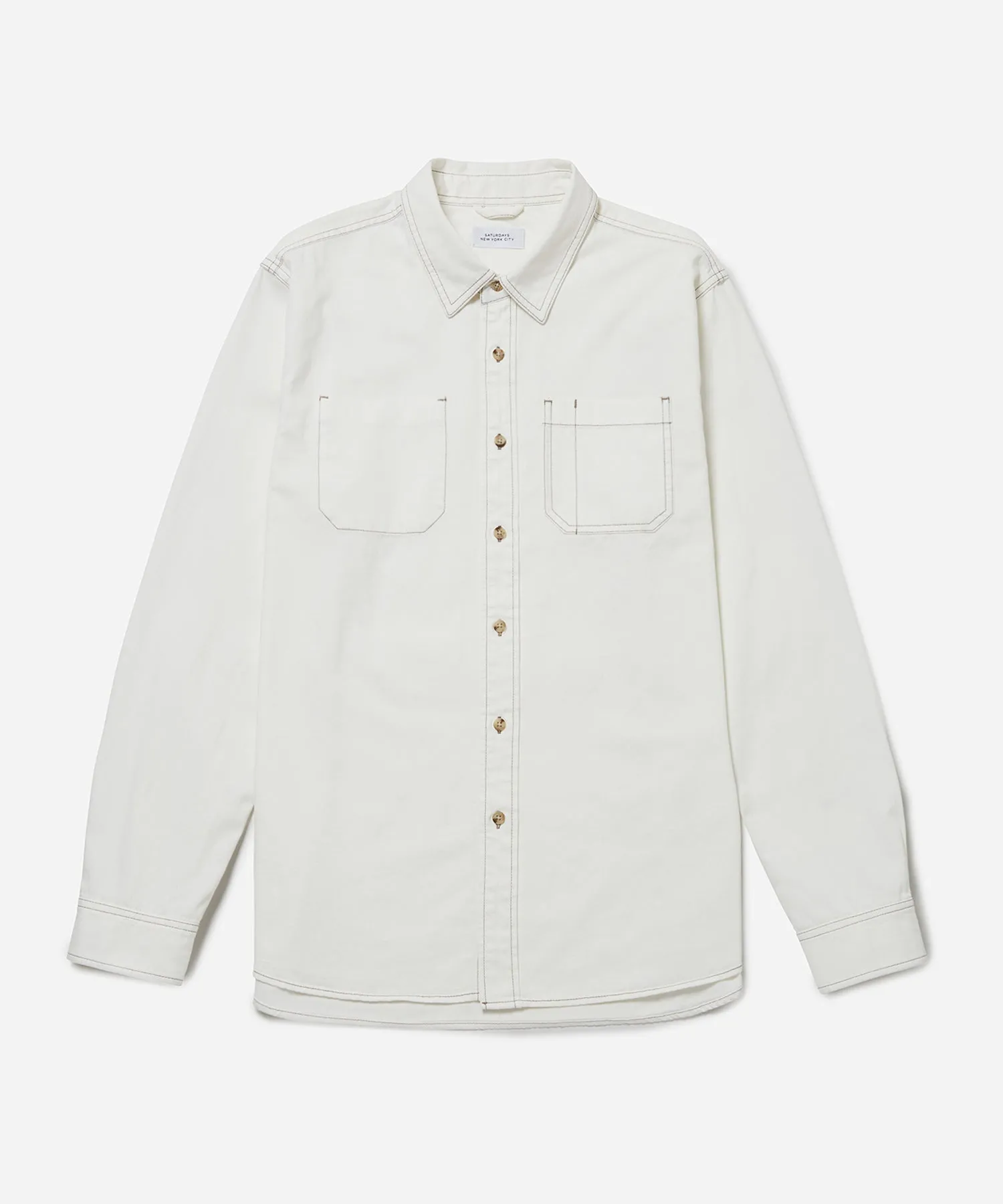 Kenmare Chambray LS Shirt sold by Saturdays New York City