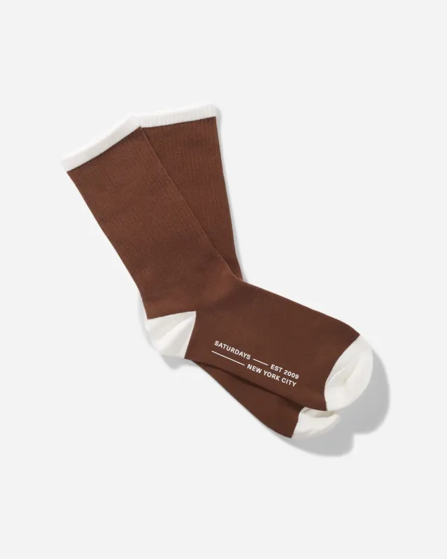 Fundamental Casual Sock sold by Saturdays New York City