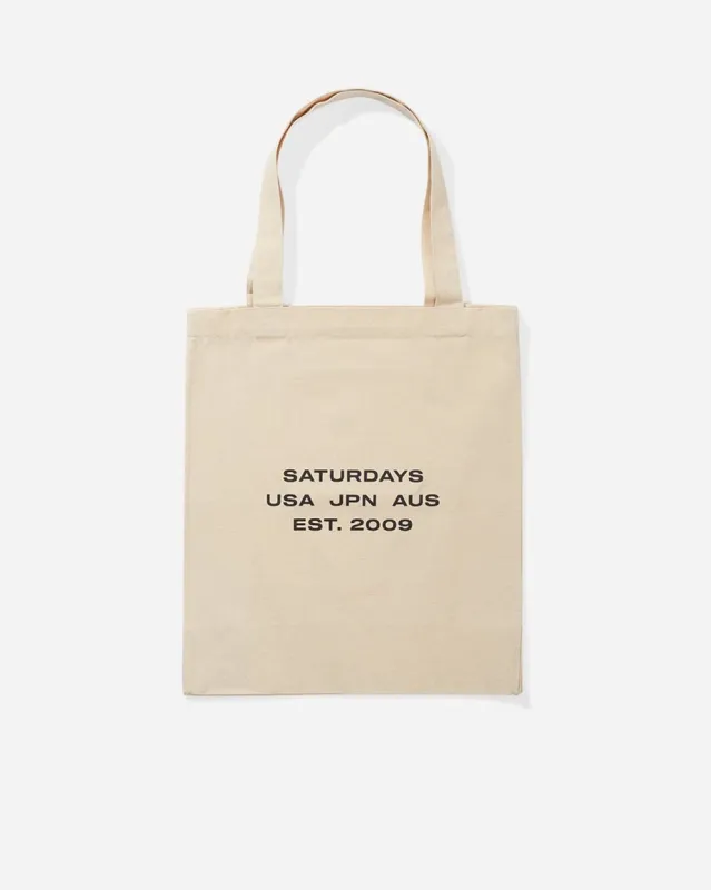 International Canvas Tote sold by Saturdays New York City