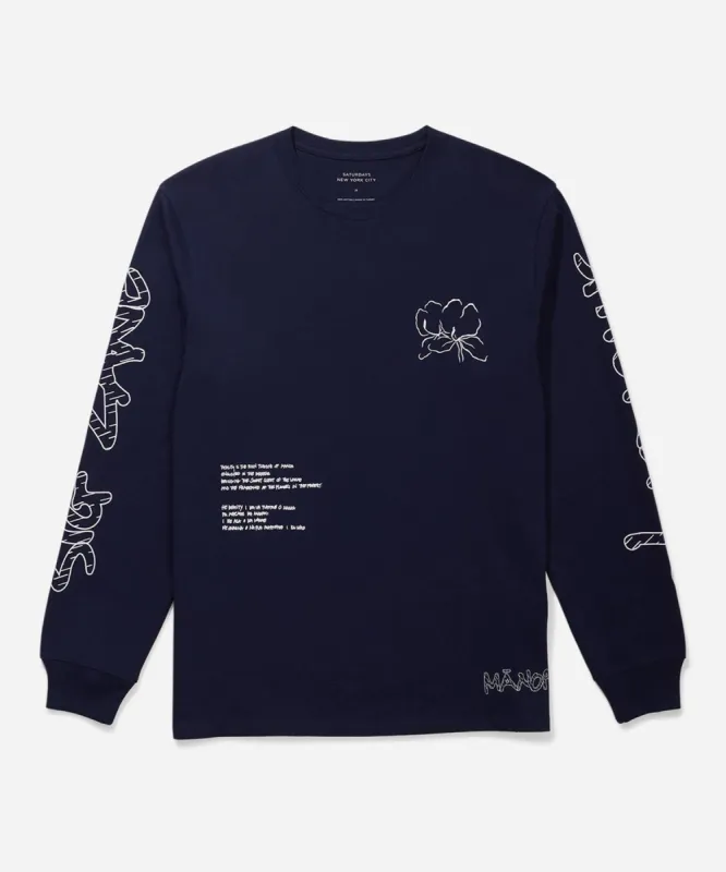 Manoa Patchwork Standard Long Sleeve Tee sold by Saturdays New York City