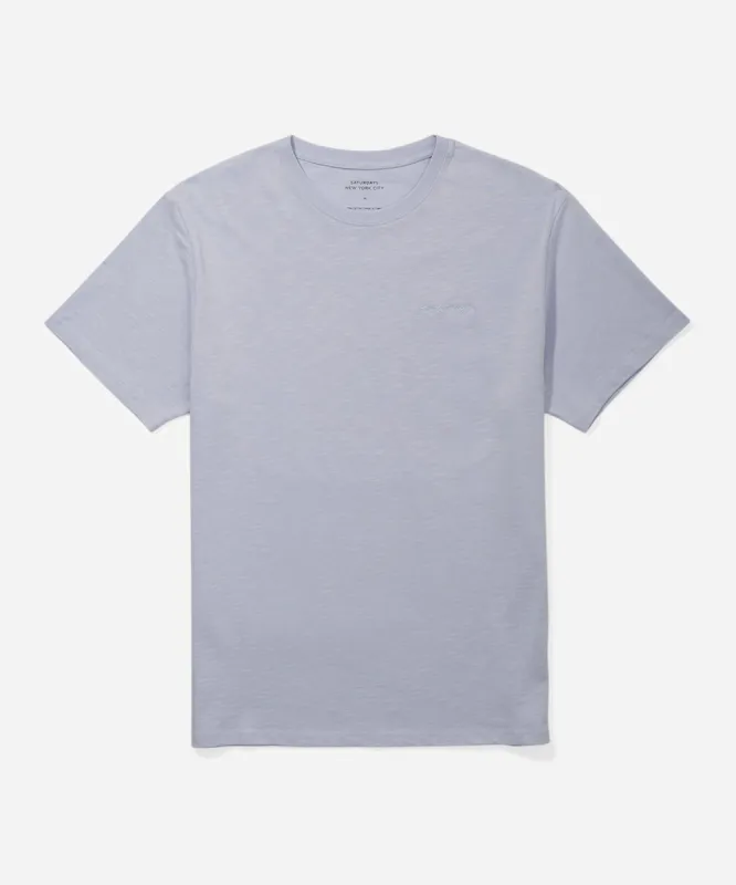 Script Cotton Slub Short Sleeve Tee sold by Saturdays New York City