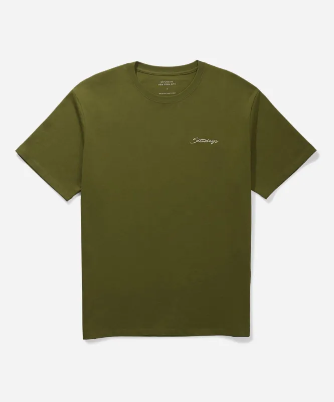 Saturdays Embroidered Standard Short Sleeve Tee sold by Saturdays New York City