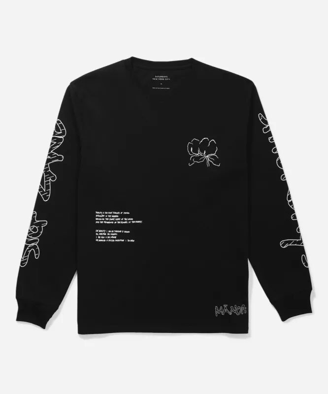 Manoa Patchwork Standard Long Sleeve Tee sold by Saturdays New York City