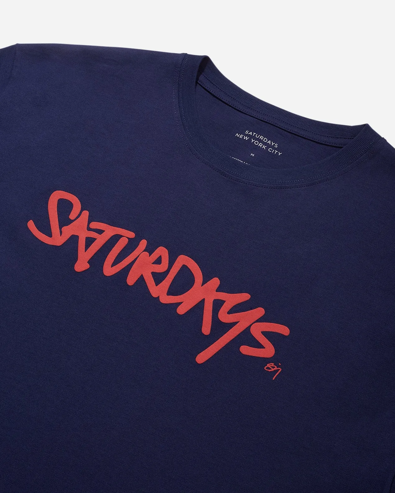 Signature Logo Standard Short Sleeve Tee sold by Saturdays New York City product image thumbnail 3
