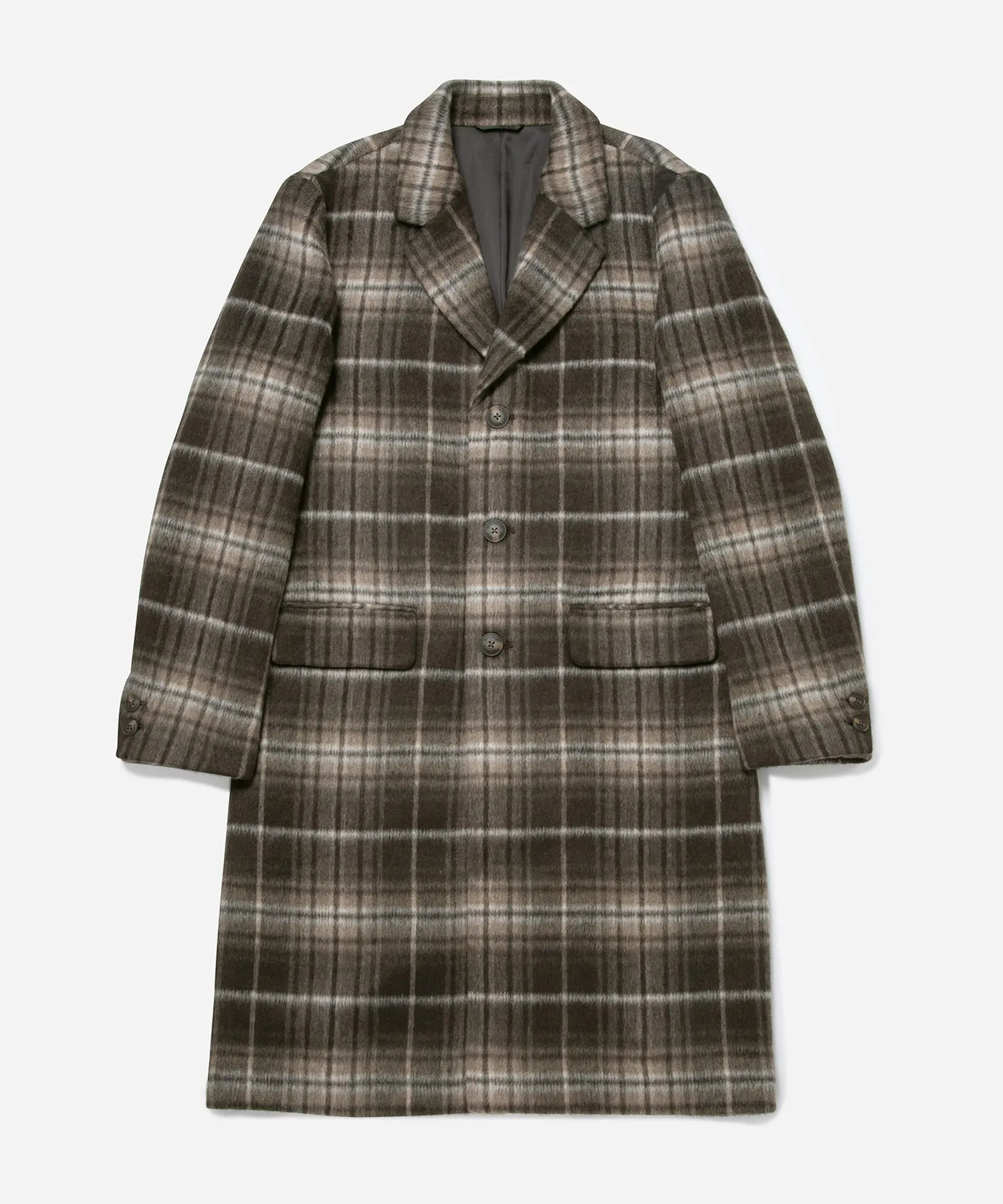 Morgan Plaid Topcoat sold by Saturdays New York City