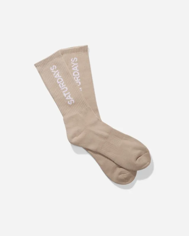Logo Sock sold by Saturdays New York City