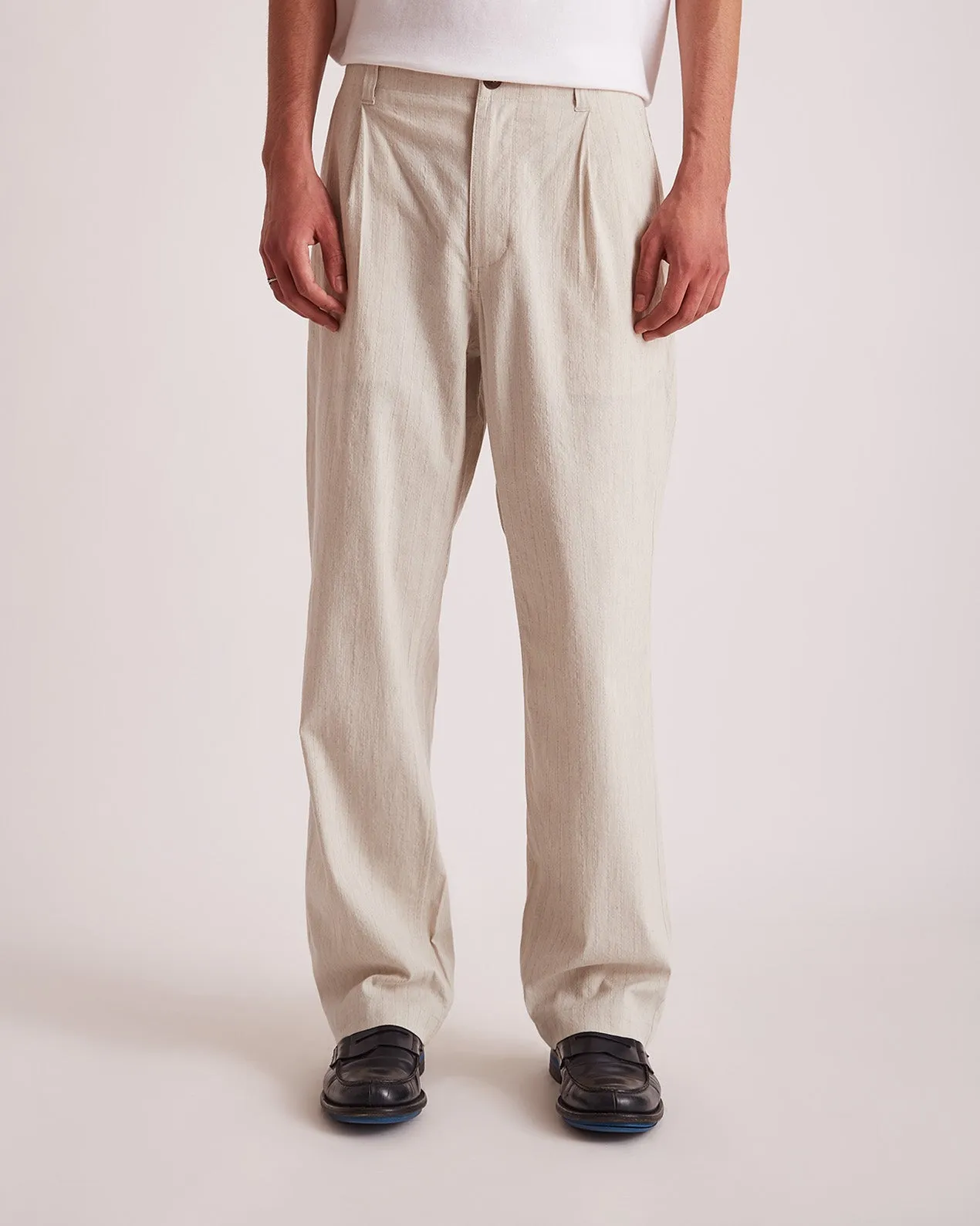 Dean Linen Trouser sold by Saturdays New York City product image thumbnail 3