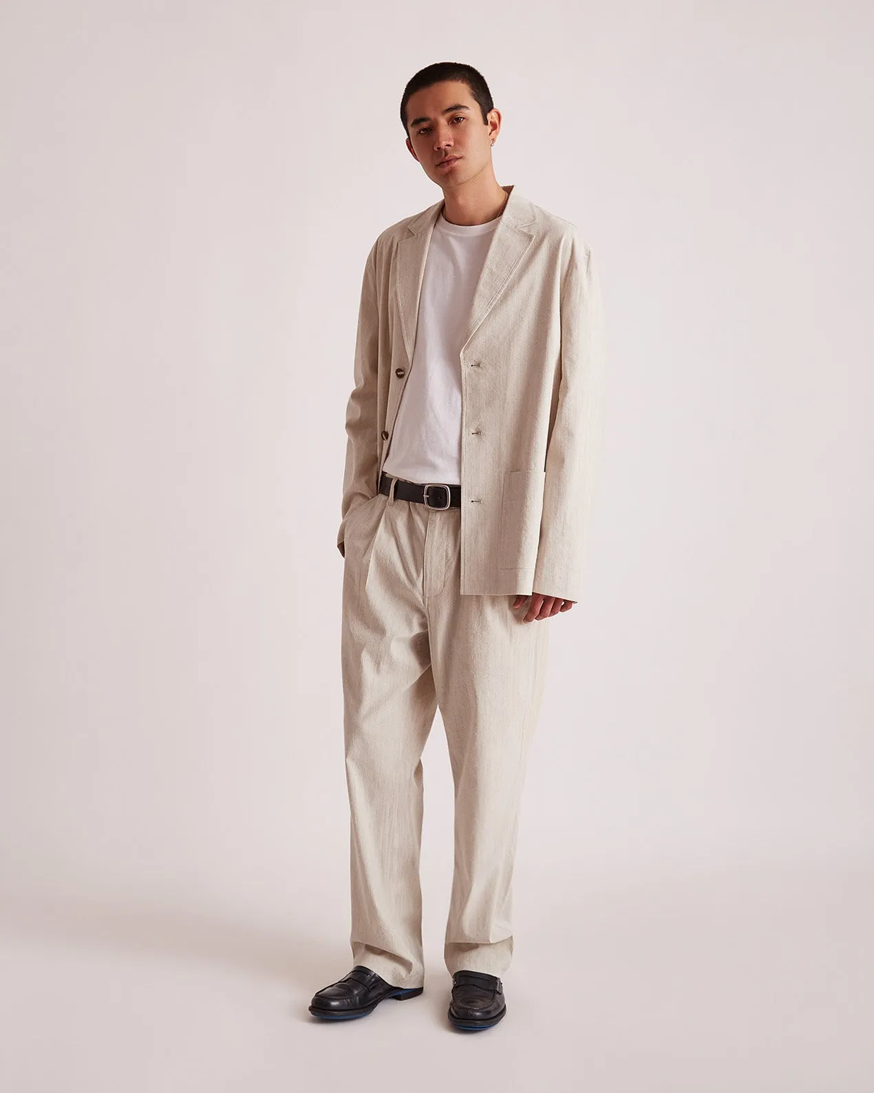 Dean Linen Trouser sold by Saturdays New York City product image thumbnail 2