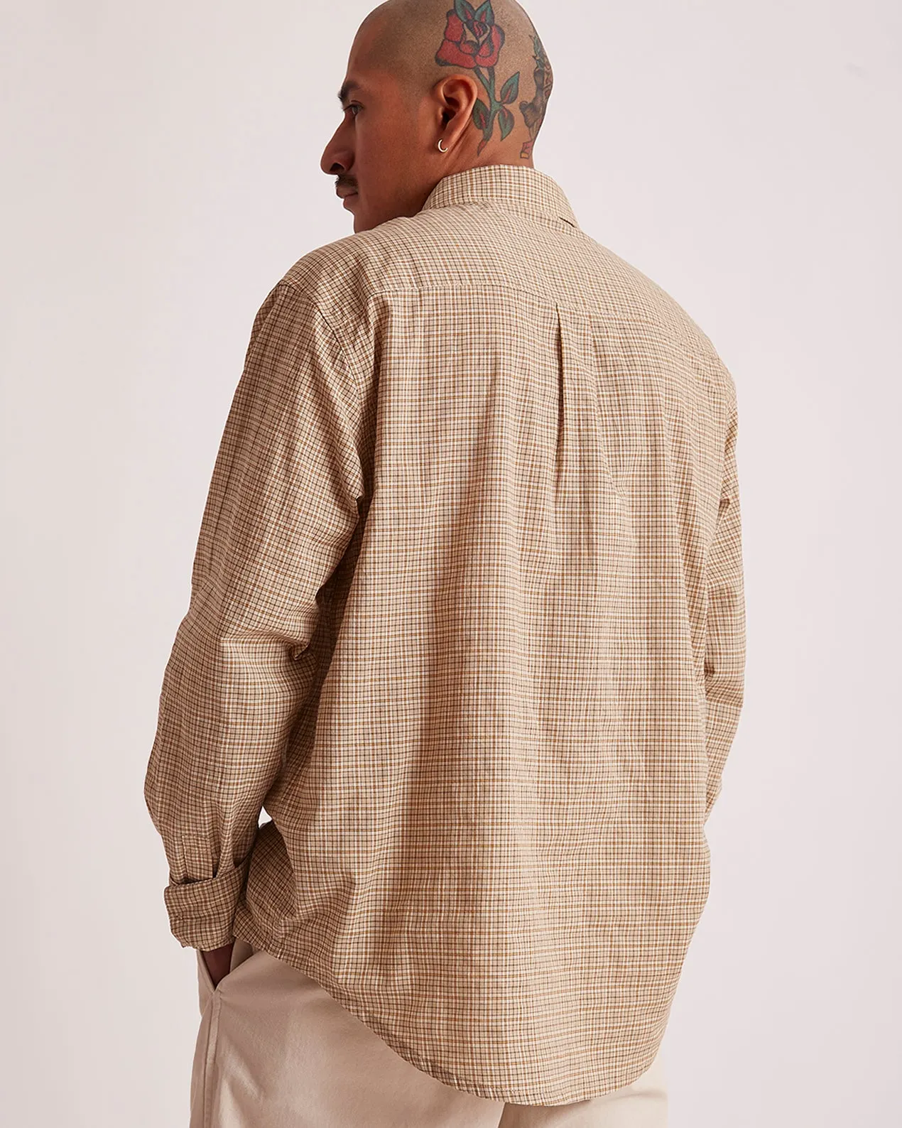 Luis Check LS Shirt sold by Saturdays New York City product image thumbnail 4