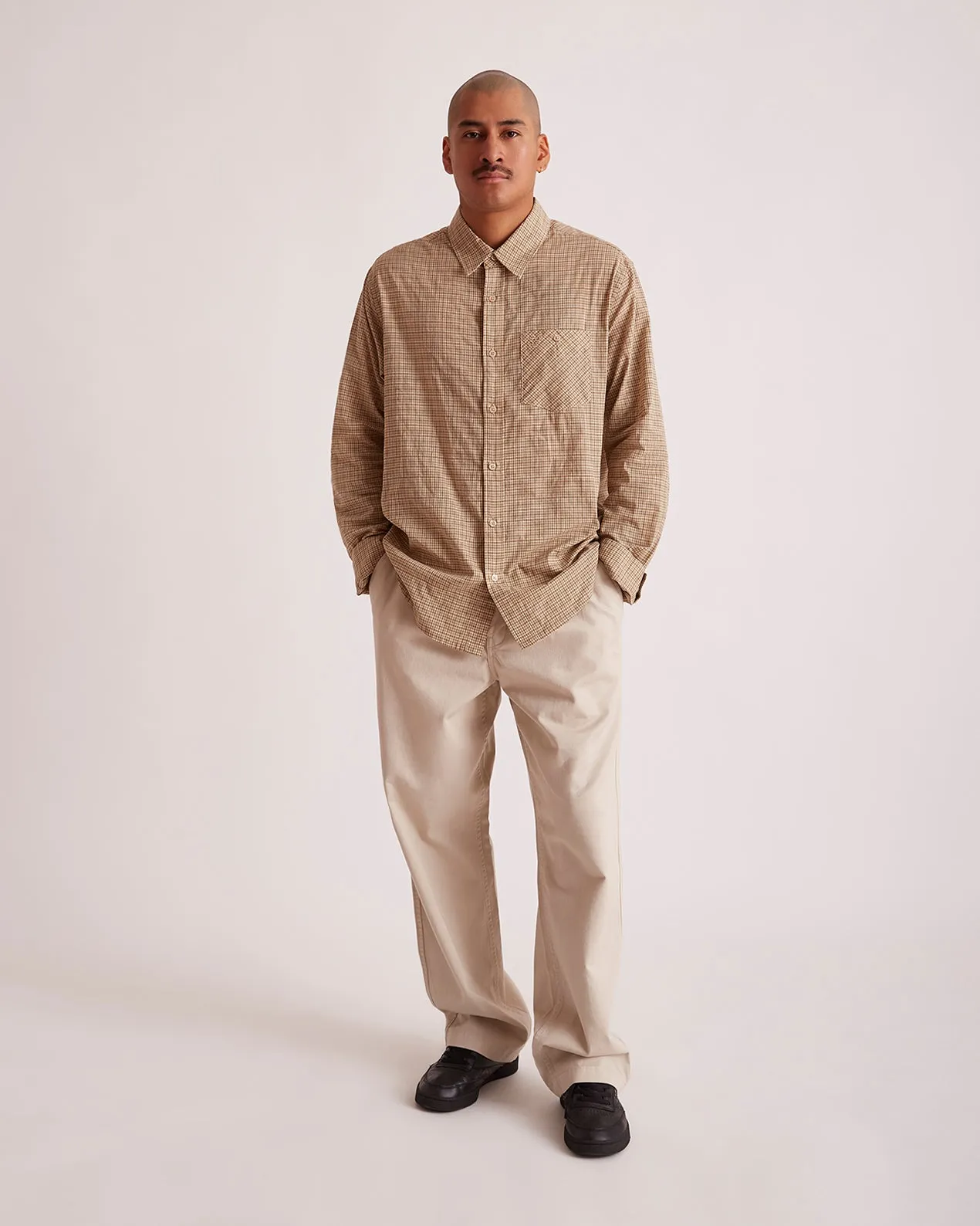 Luis Check LS Shirt sold by Saturdays New York City product image thumbnail 2