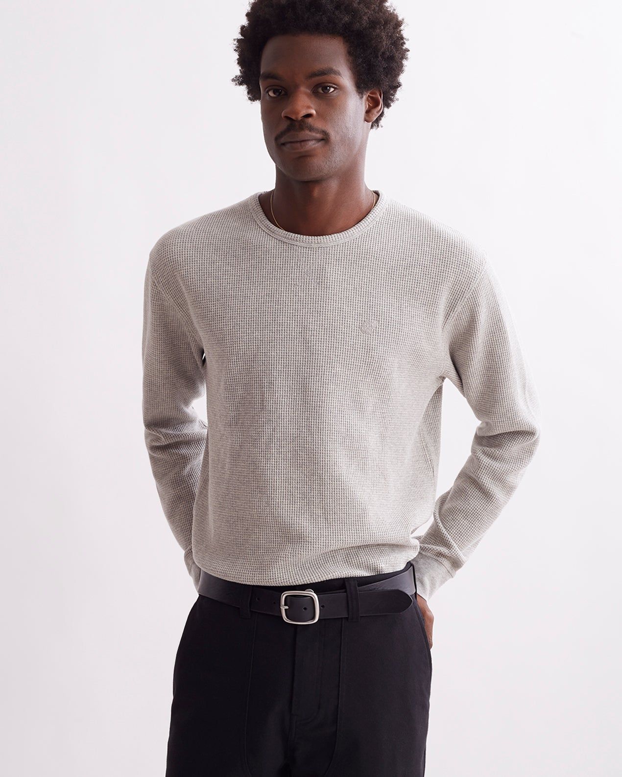 Waffle Standard LS Tee sold by Saturdays New York City product image thumbnail 3