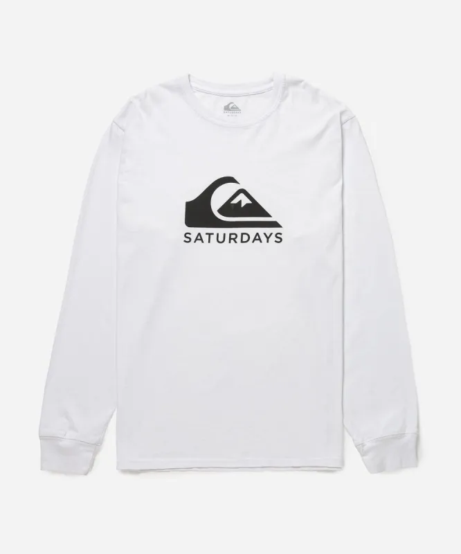 Quiksilver x Saturdays NYC Long Sleeve Graphic Tee made by Saturdays New York City