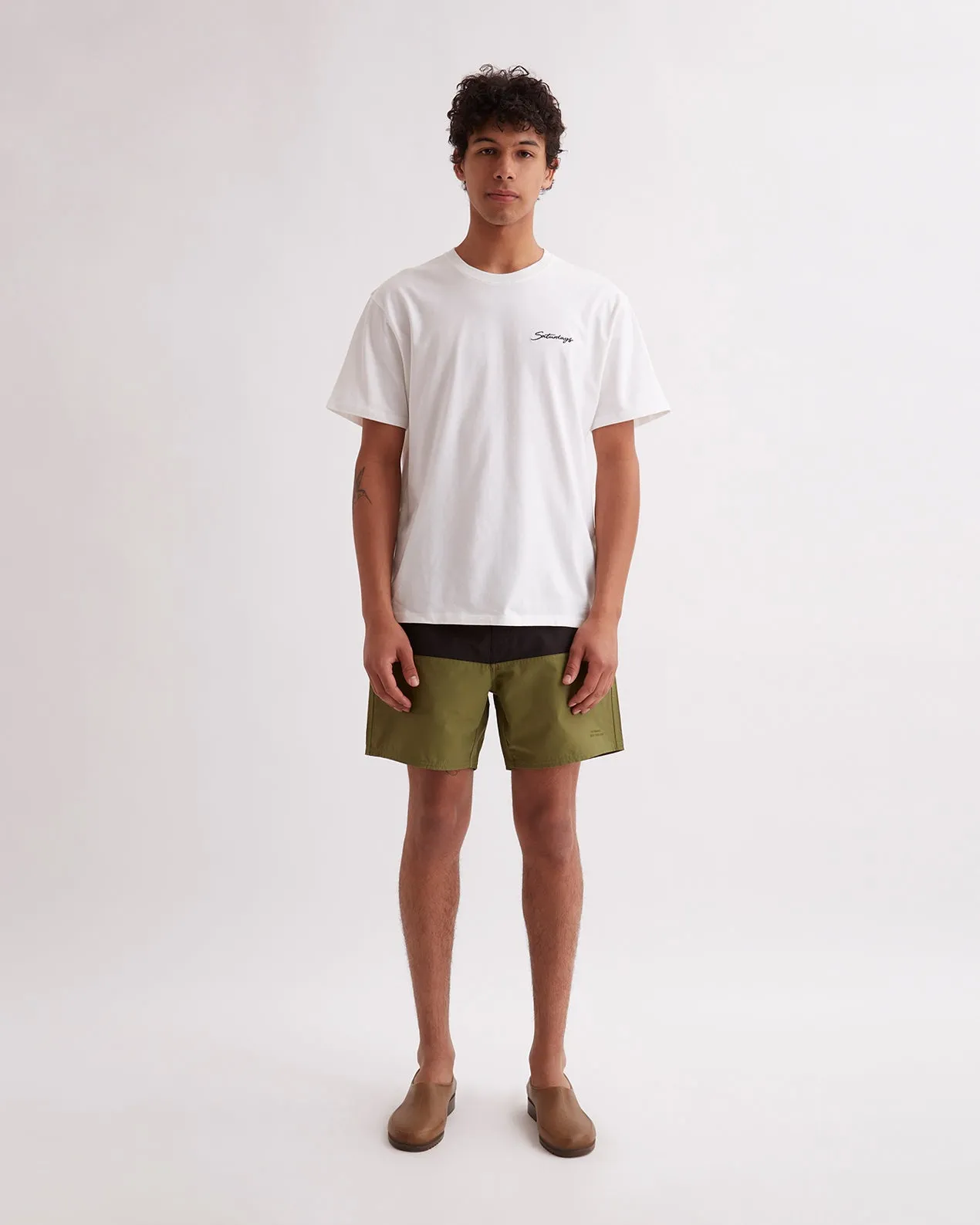 Script Embroidered SS Tee sold by Saturdays New York City product image thumbnail 2