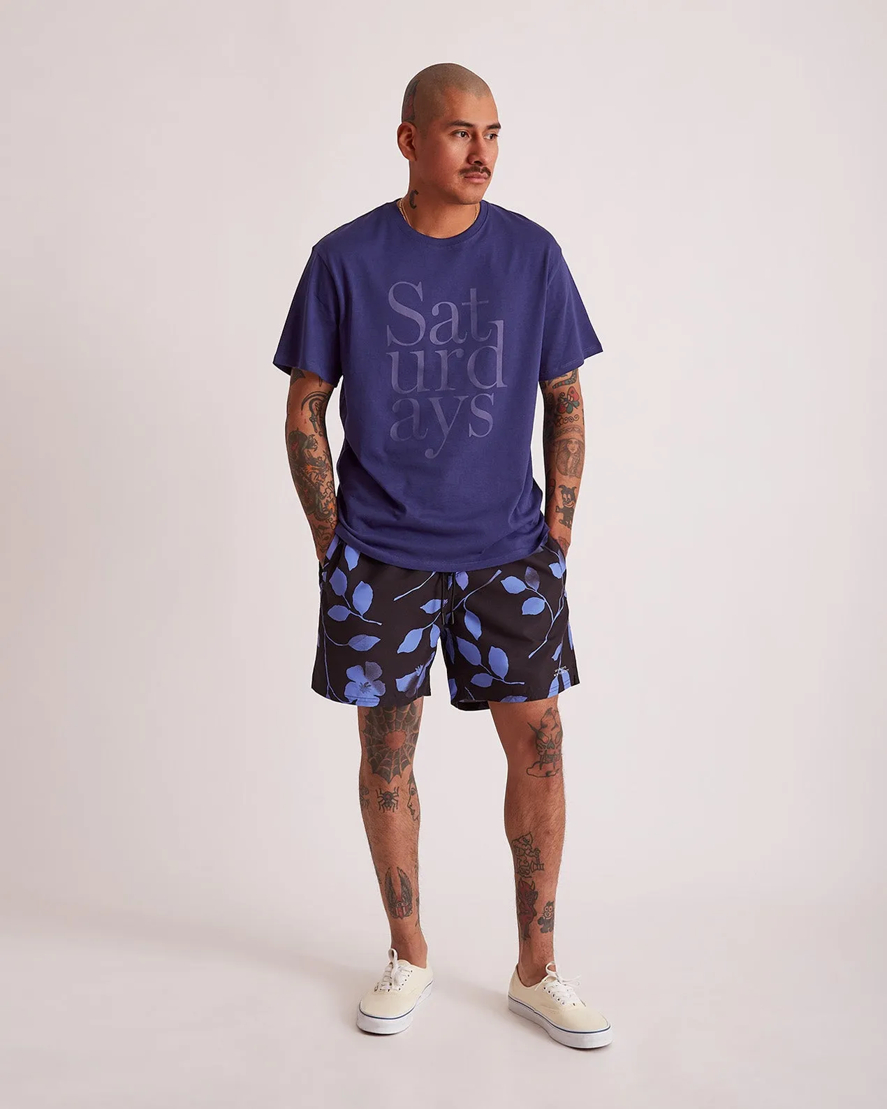 Miller Stacked Standard SS Tee sold by Saturdays New York City product image thumbnail 2