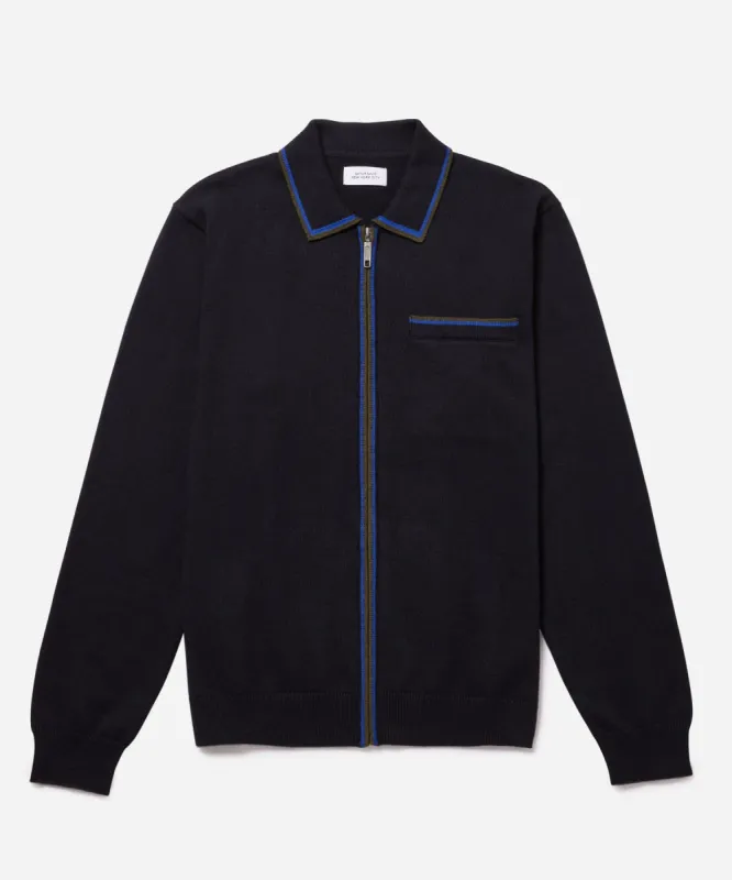 Saji Zip Polo Sweater sold by Saturdays New York City