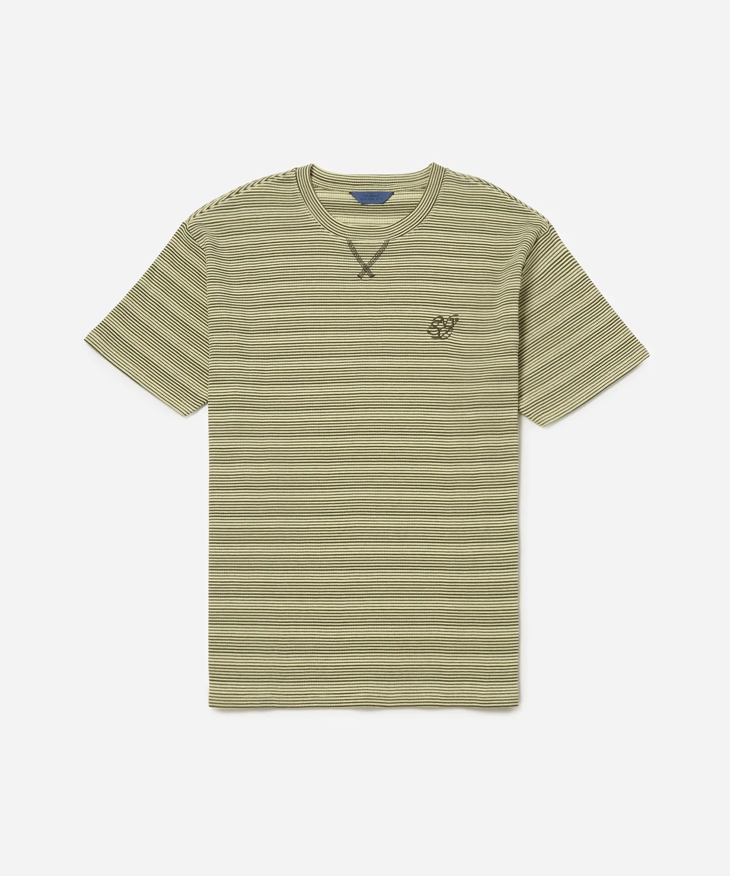 Striped Waffle Relaxed SS Tee sold by Saturdays New York City