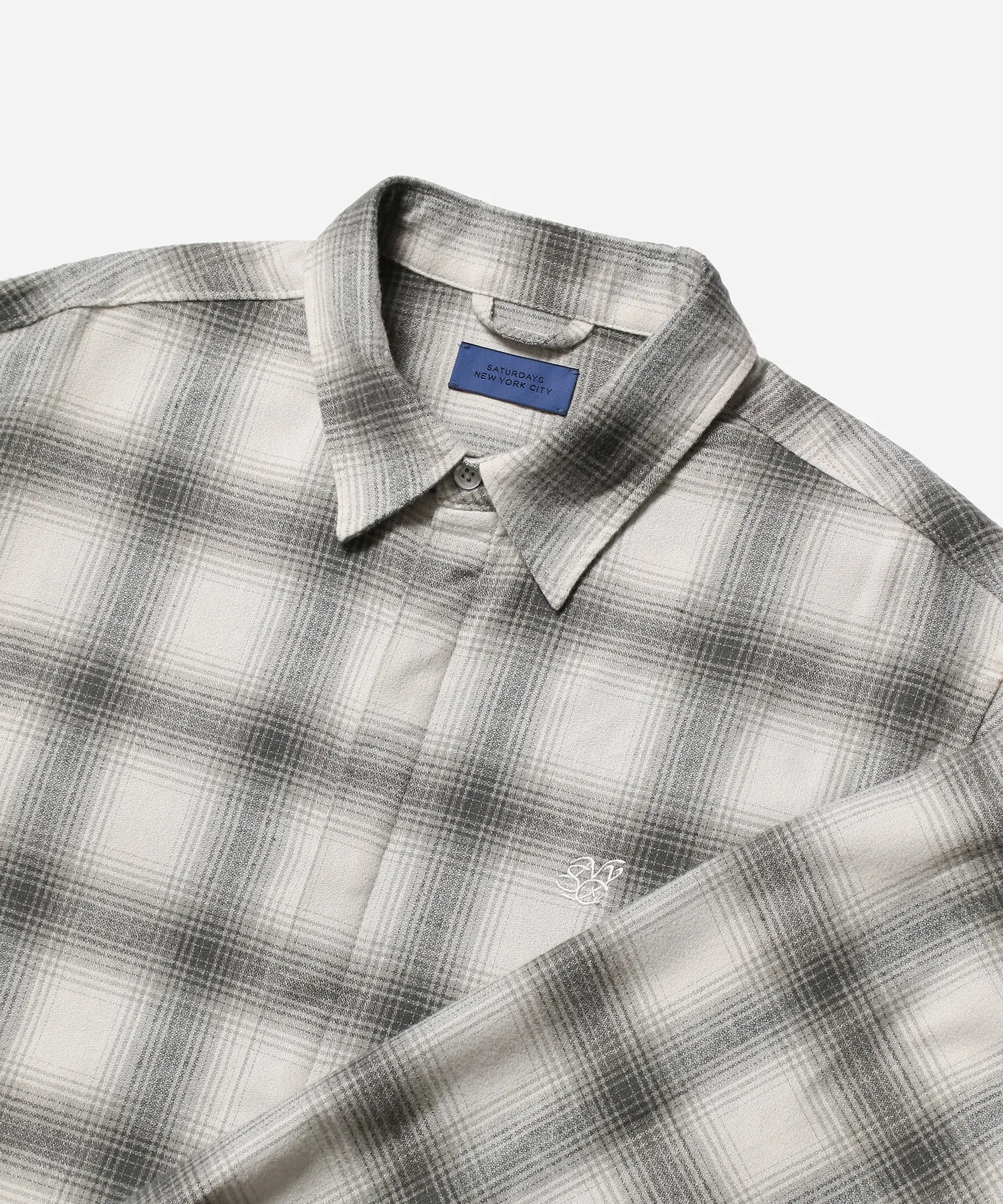 Mickey Cotton Linen Long Sleeve Shirt sold by Saturdays New York City product image thumbnail 5