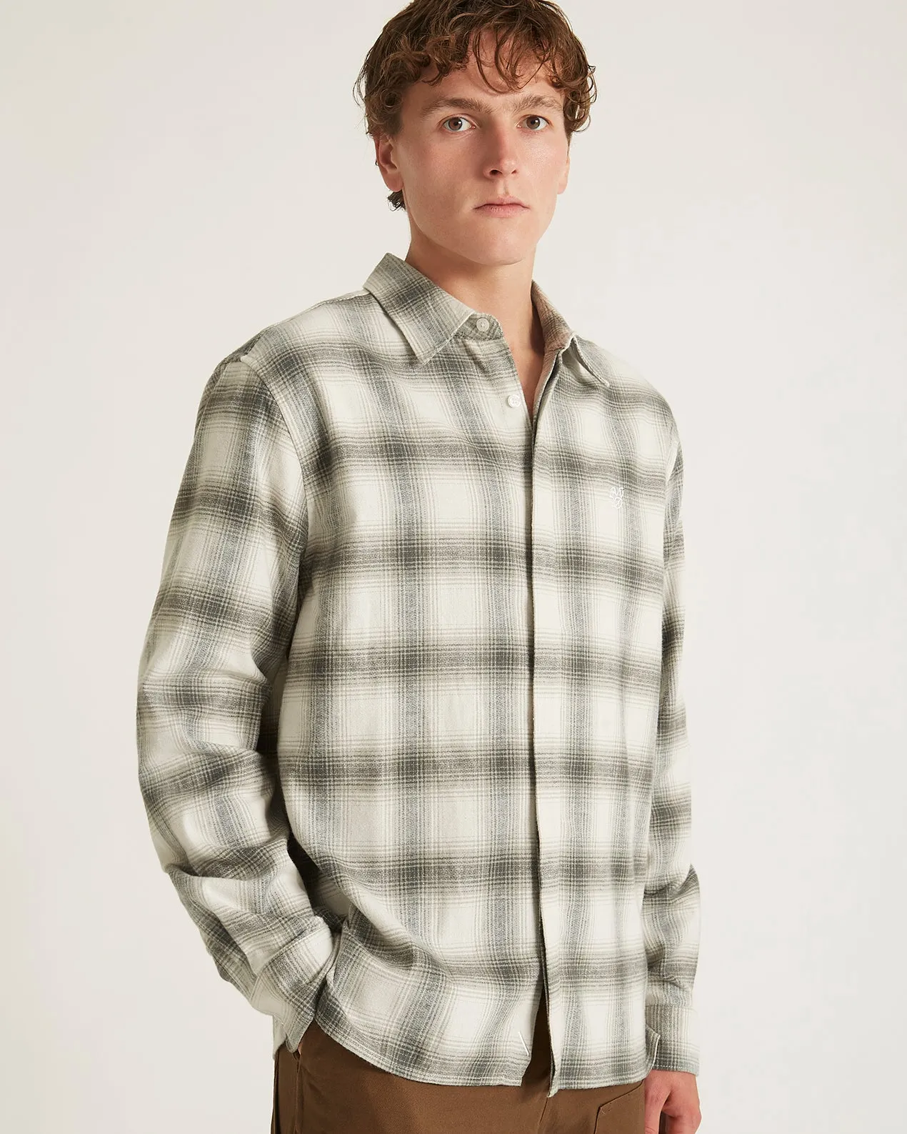 Mickey Cotton Linen Long Sleeve Shirt sold by Saturdays New York City product image thumbnail 3