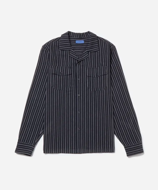Marco Brushed Shirring Long Sleeve Shirt sold by Saturdays New York City