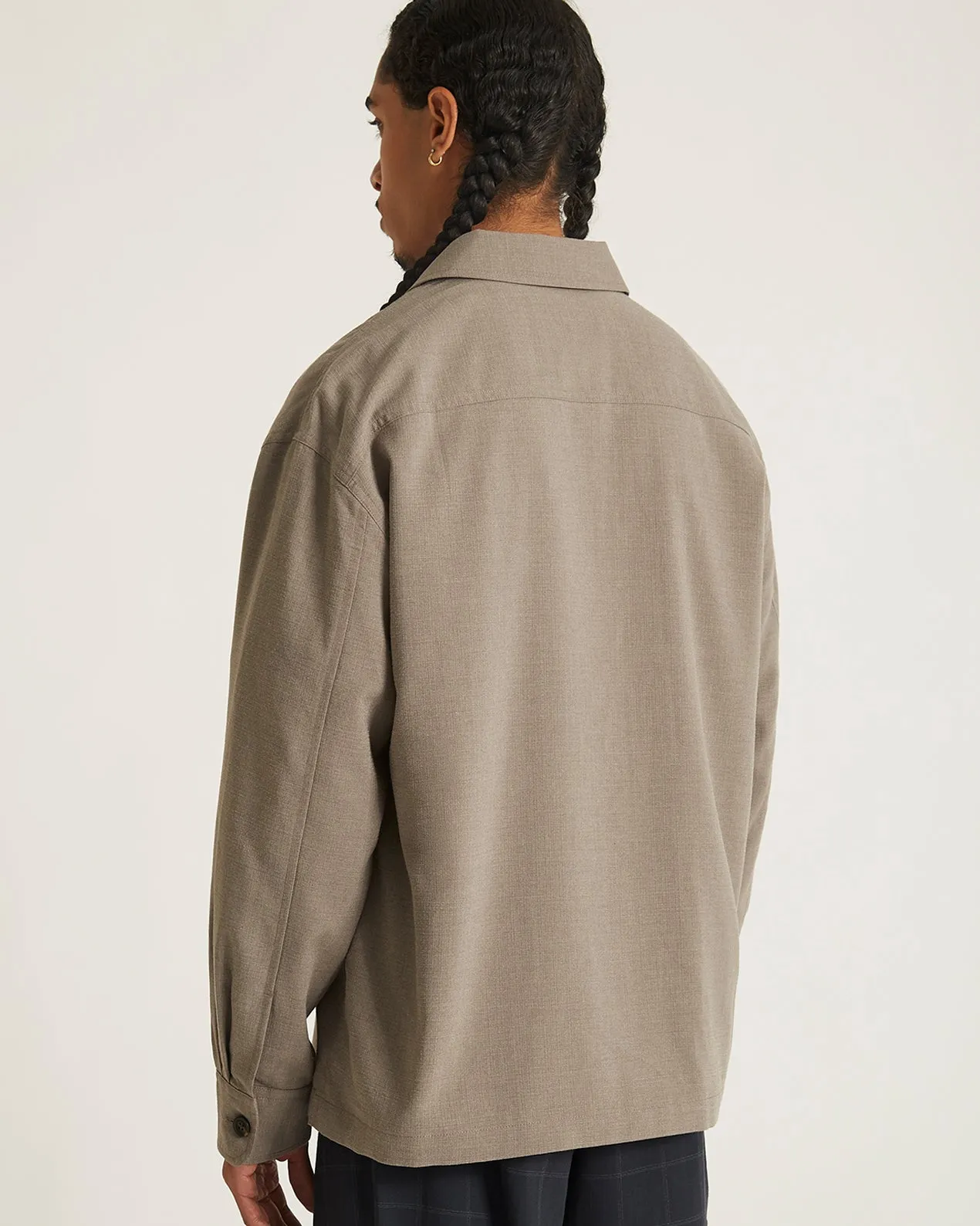 Driessen Gabardine Overshirt sold by Saturdays New York City product image thumbnail 4