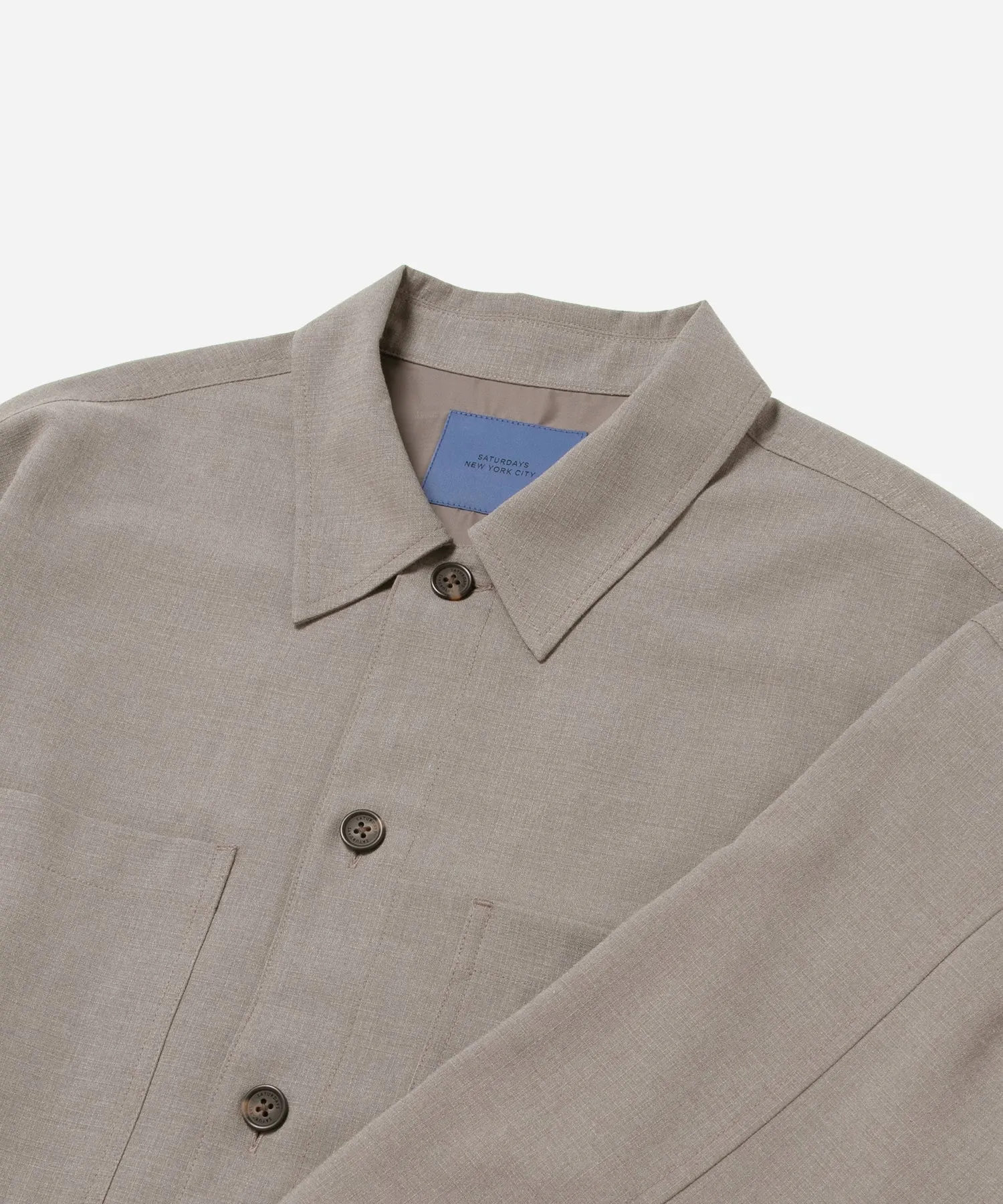 Driessen Gabardine Overshirt sold by Saturdays New York City product image thumbnail 5