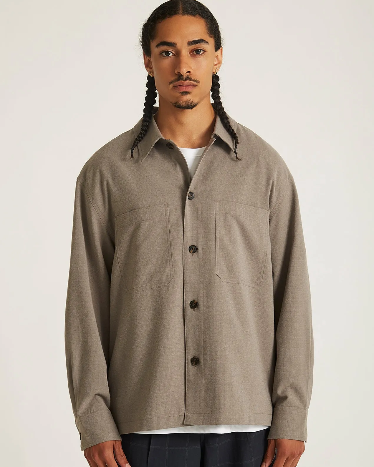 Driessen Gabardine Overshirt sold by Saturdays New York City product image thumbnail 3