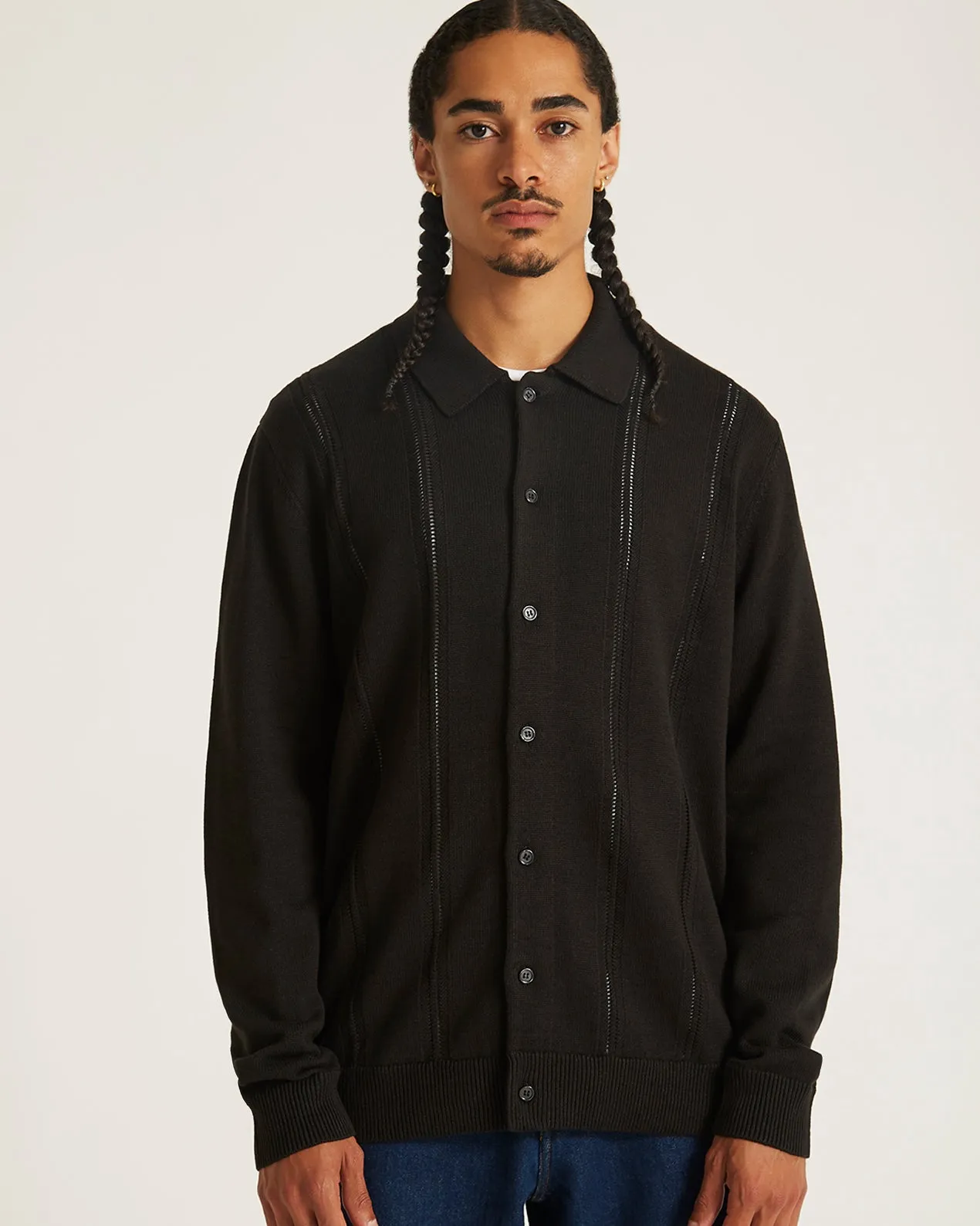 Jahmad Long Sleeve Polo sold by Saturdays New York City product image thumbnail 3