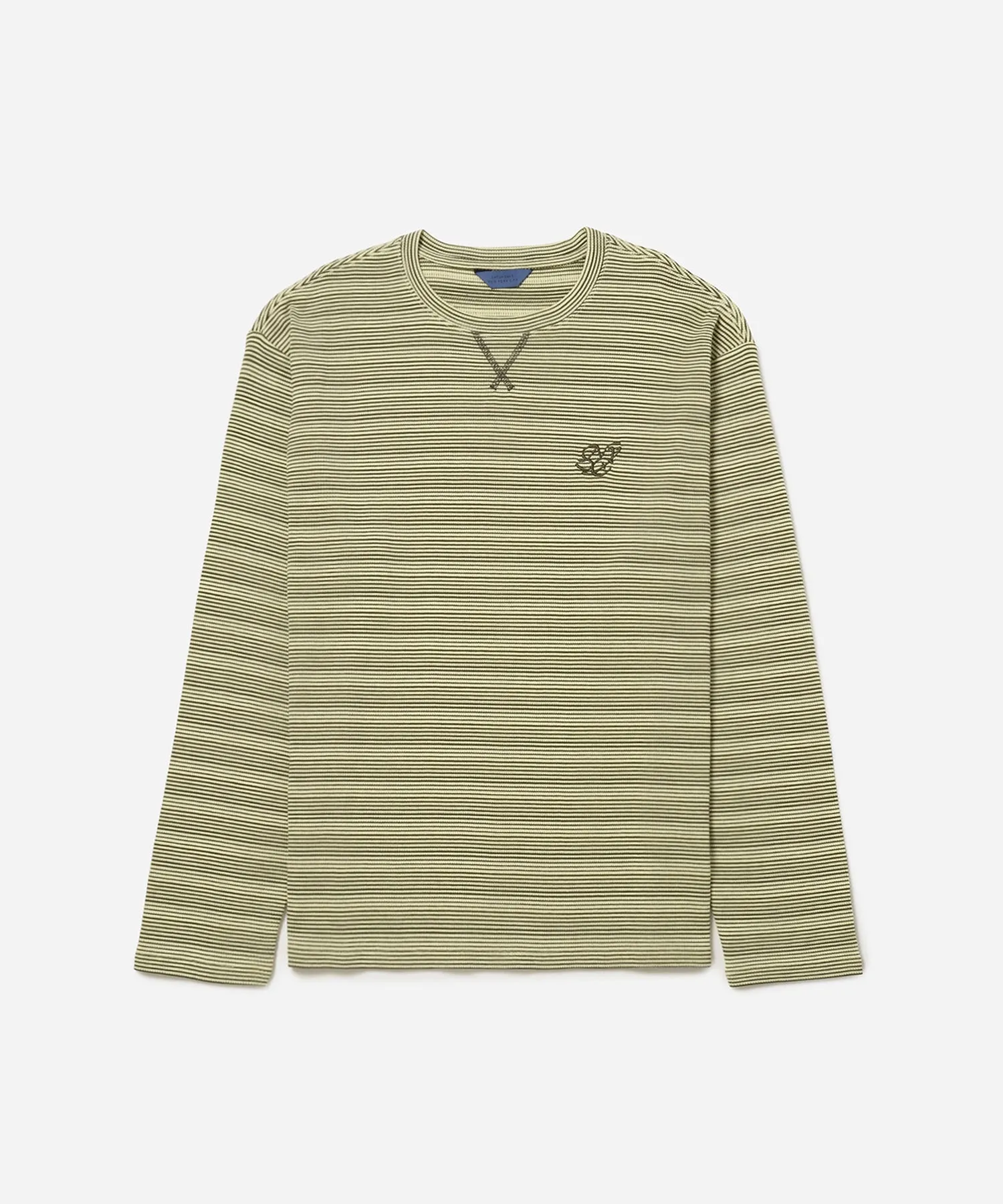 Striped Waffle Relaxed LS Tee sold by Saturdays New York City