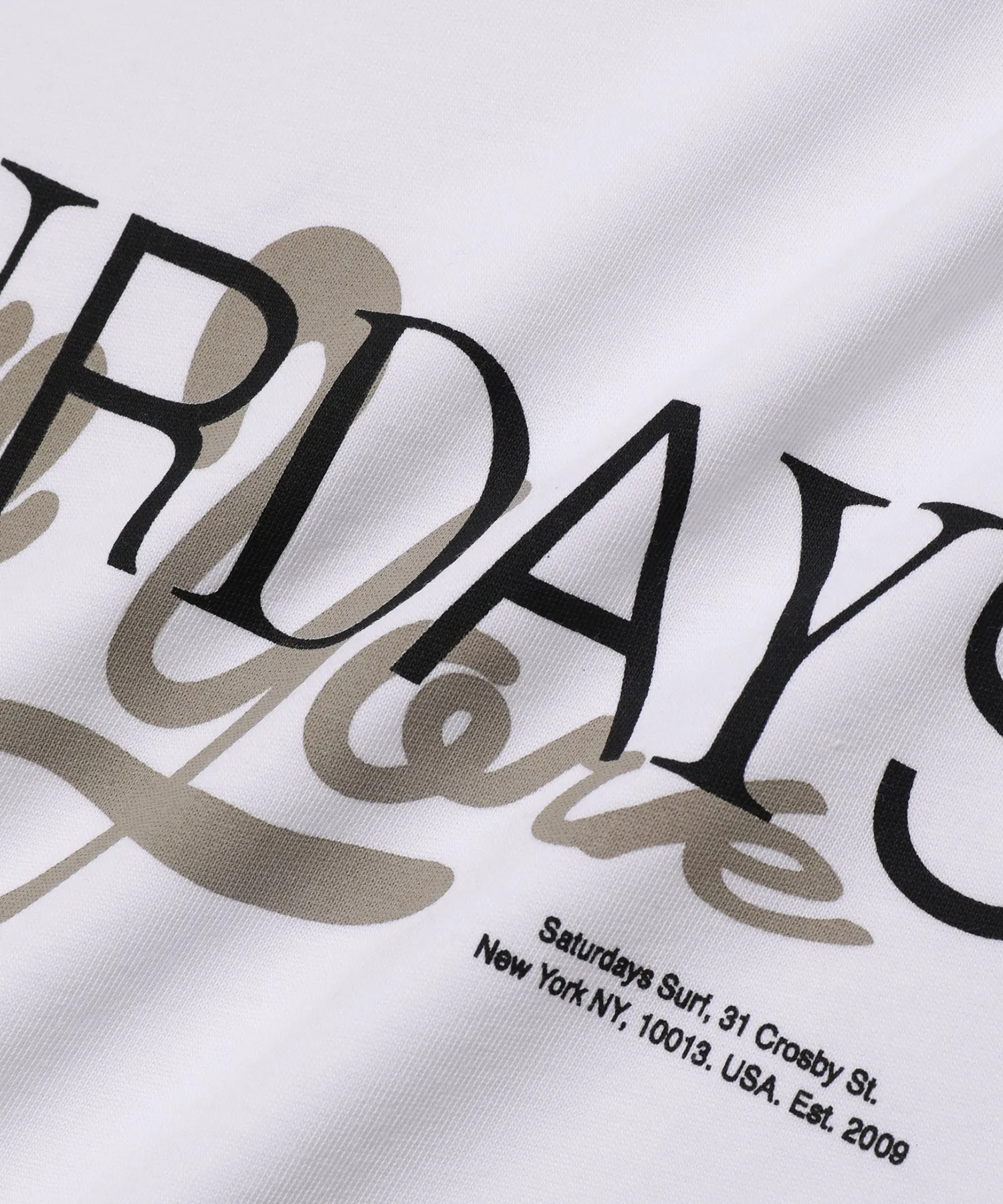 New York Brushed Relaxed Fit LS Tee sold by Saturdays New York City product image thumbnail 3