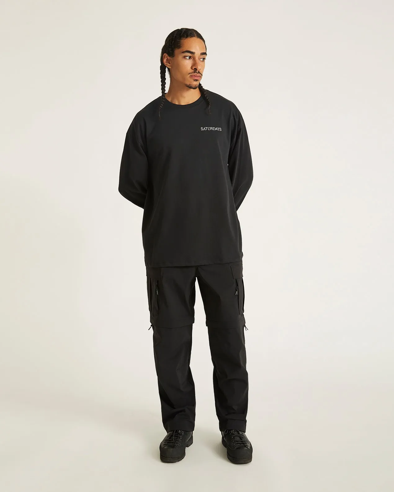 New York Brushed Relaxed Fit LS Tee sold by Saturdays New York City product image thumbnail 2