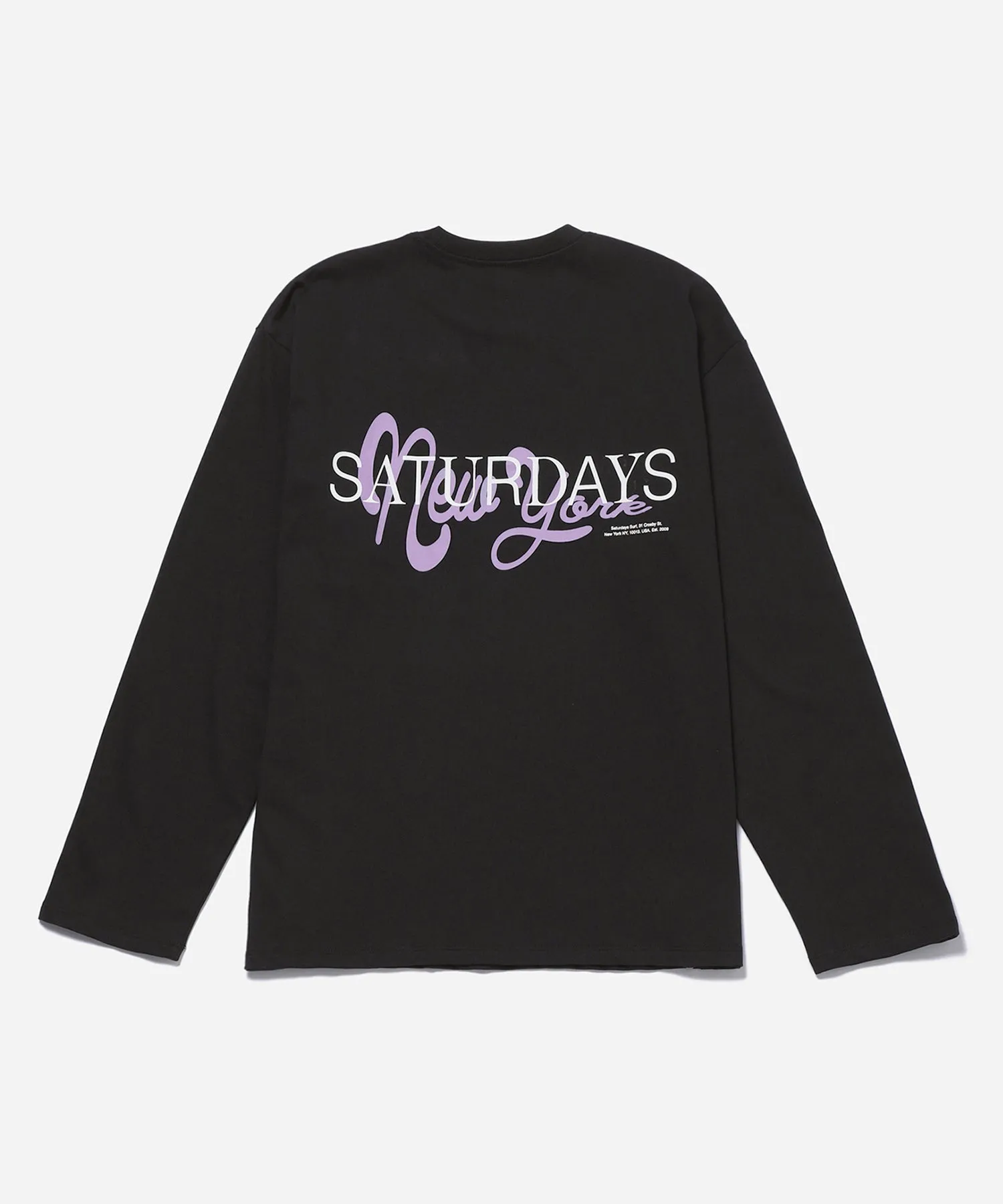 New York Brushed Relaxed Fit LS Tee sold by Saturdays New York City