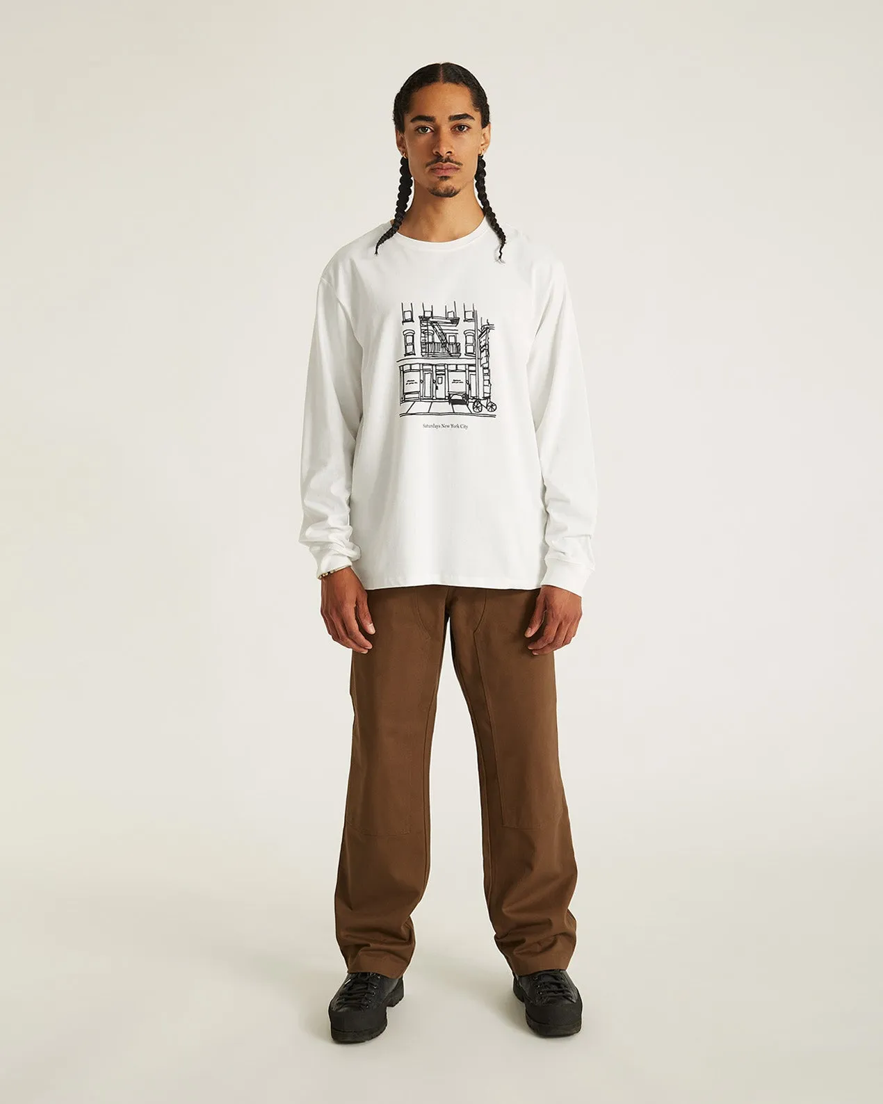 Cafe Standard LS Tee sold by Saturdays New York City product image thumbnail 2