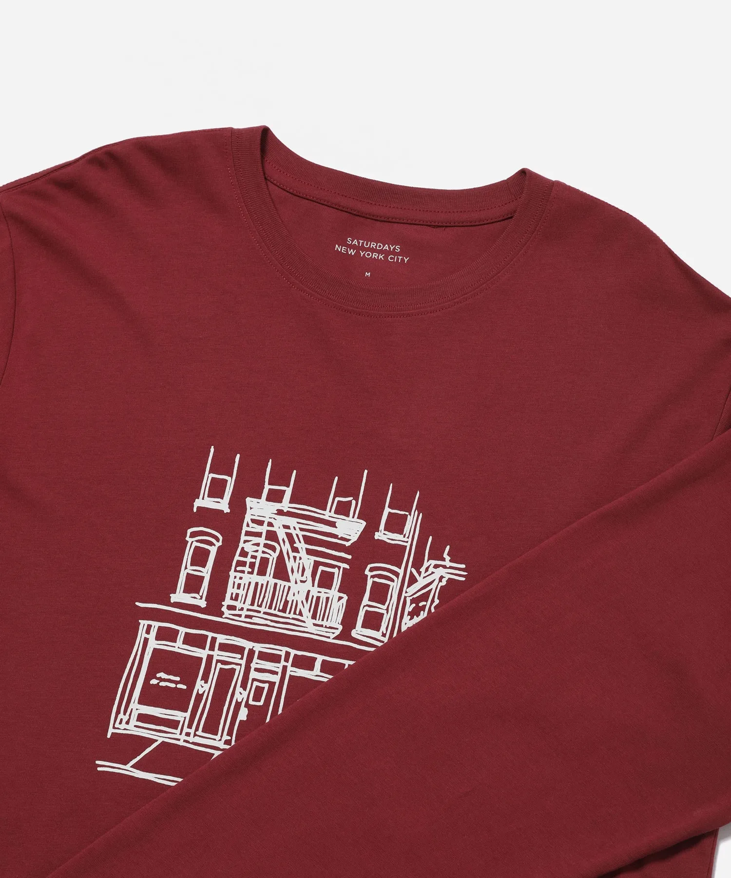 Cafe Standard LS Tee sold by Saturdays New York City product image thumbnail 2